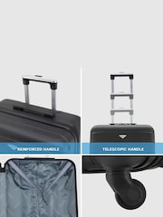 Flight Knight EasyJet Overhead 4 Wheel ABS Hard Case Cabin Carry On Suitcase 56x45x25cm  Set Of 2 - Image 4 of 7