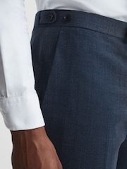 Reiss Ease Sharkskin Mixer Slim Fit Trousers - Imagen 4 de 5