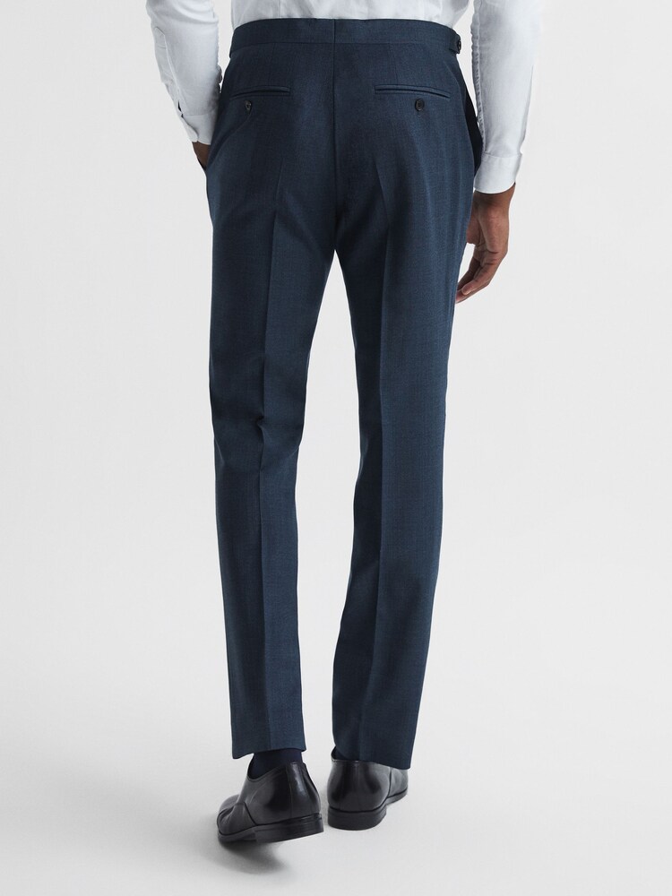 Reiss Ease Sharkskin Mixer Slim Fit Trousers - Imagen 5 de 5