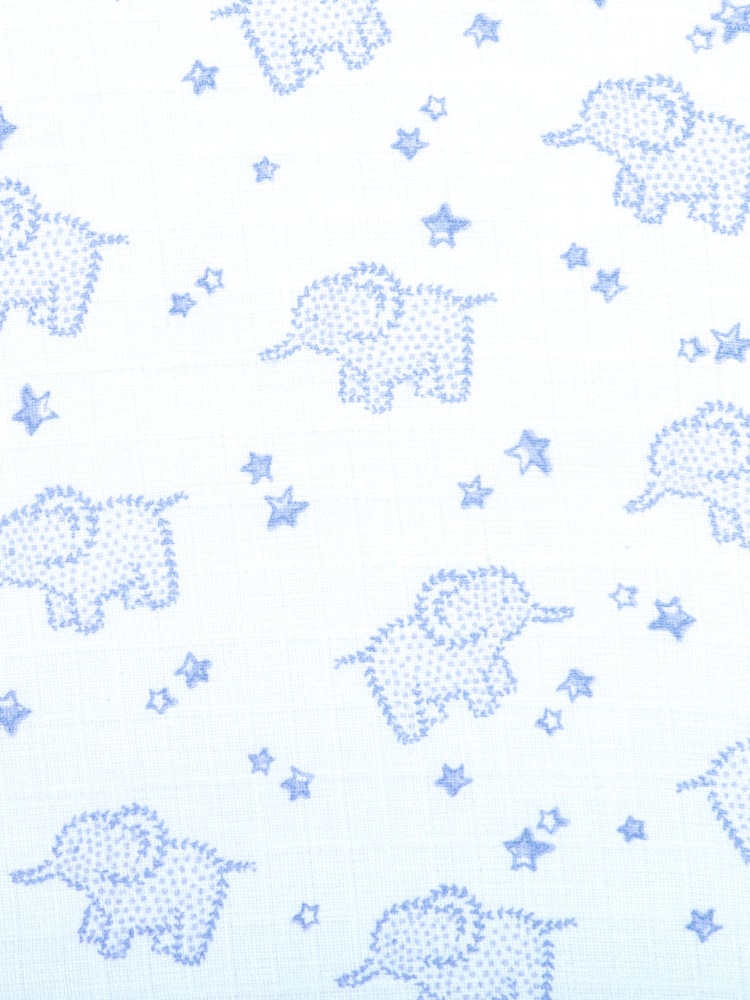 JoJo Maman Bébé Extra Large Elephant Print Muslin - Imagen 2 de 2