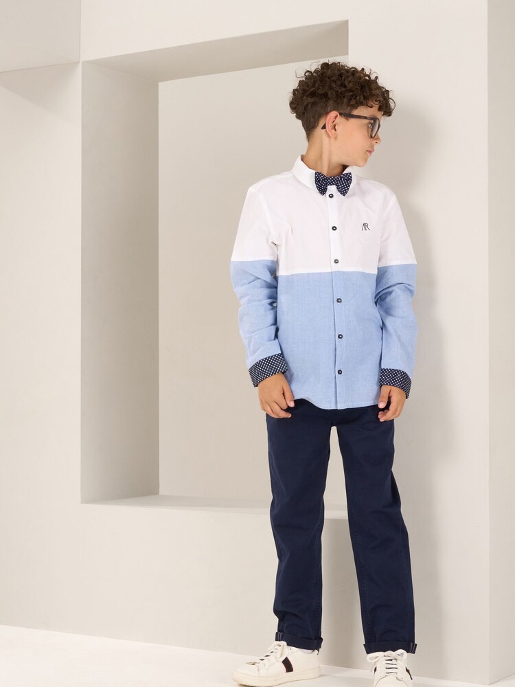 Angel & Rocket White Bow Tie Carlton Shirt - Image 2 of 5