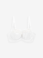 Black/White Ultimate Support F-K Cup Non Pad Full Cup Bras with Side Support 2 Pack - Image 7 of 8