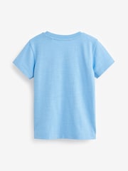 Blue/Pink Shark Character Short Sleeve T-Shirts 3 Pack (3mths-7yrs) - Image 5 of 5