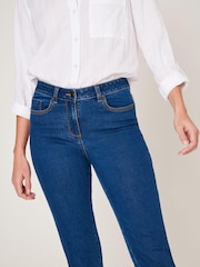 M&Co Blue Straight Leg Jeans - Image 3 of 4