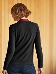 Pure Collection Cashmere V-Neck Sweater - Image 2 of 4