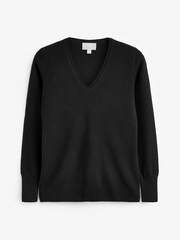 Pure Collection Cashmere V-Neck Sweater - Image 4 of 4