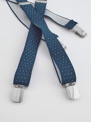 Mornarsko modra polka dot - Slim Braces - Slika 4 iz 4