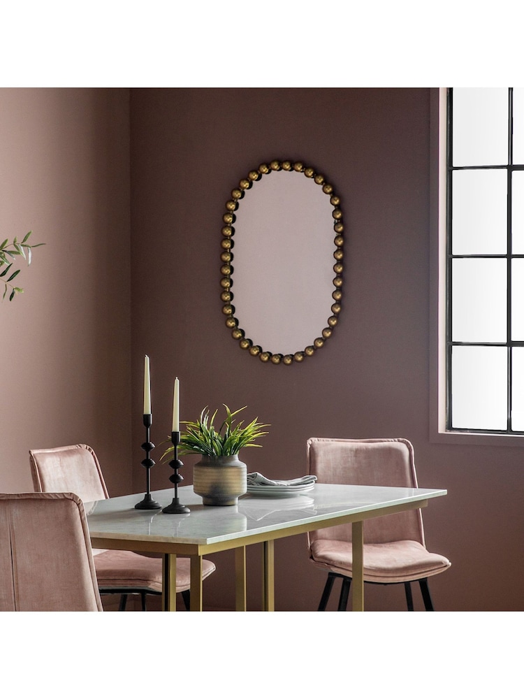 Gallery Home Gold Tone Watervale Mirror - Image 1 of 3