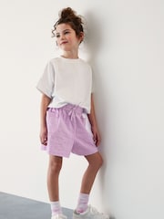 Purple Textured Shorts (3-16yrs) - Image 2 of 4