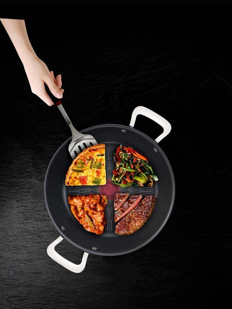 Tefal Grey Unlimited Aluminium Non-Stick 26cm All In One Pan - Image 4 of 4