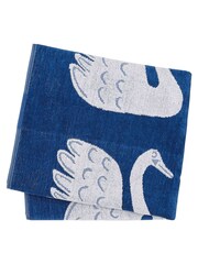 Scion Blue Swim Swam Swan Towel - Image 2 of 3