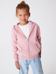 Pink Zip Through Hoodie (3-16yrs) - Image 1 of 5