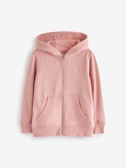 Pink Zip Through Hoodie (3-16yrs) - Image 4 of 5