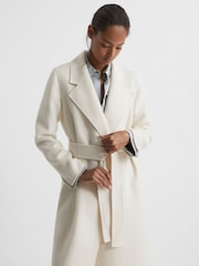 С ремнем куртка с добавлением шерсти Reiss Ariel - Изображение 3 из 6