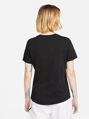 Nike Black Sportswear Club Essentials T-Shirt - Image 2 of 4