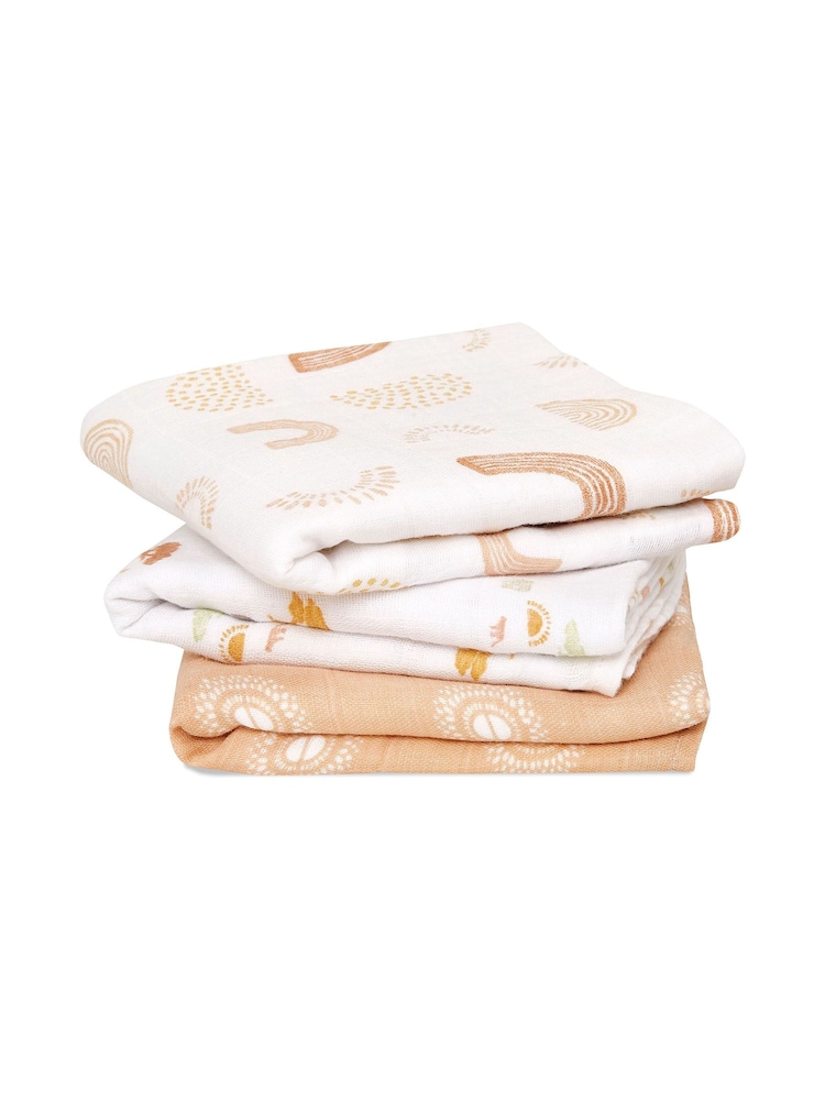 aden + anais Keep Rising 100% Cotton Muslin Squares 3 Pack - Image 2 of 5 aden + anais Keep Rising 100% Cotton Muslin Squares 3 Pack - Image 2 of 5