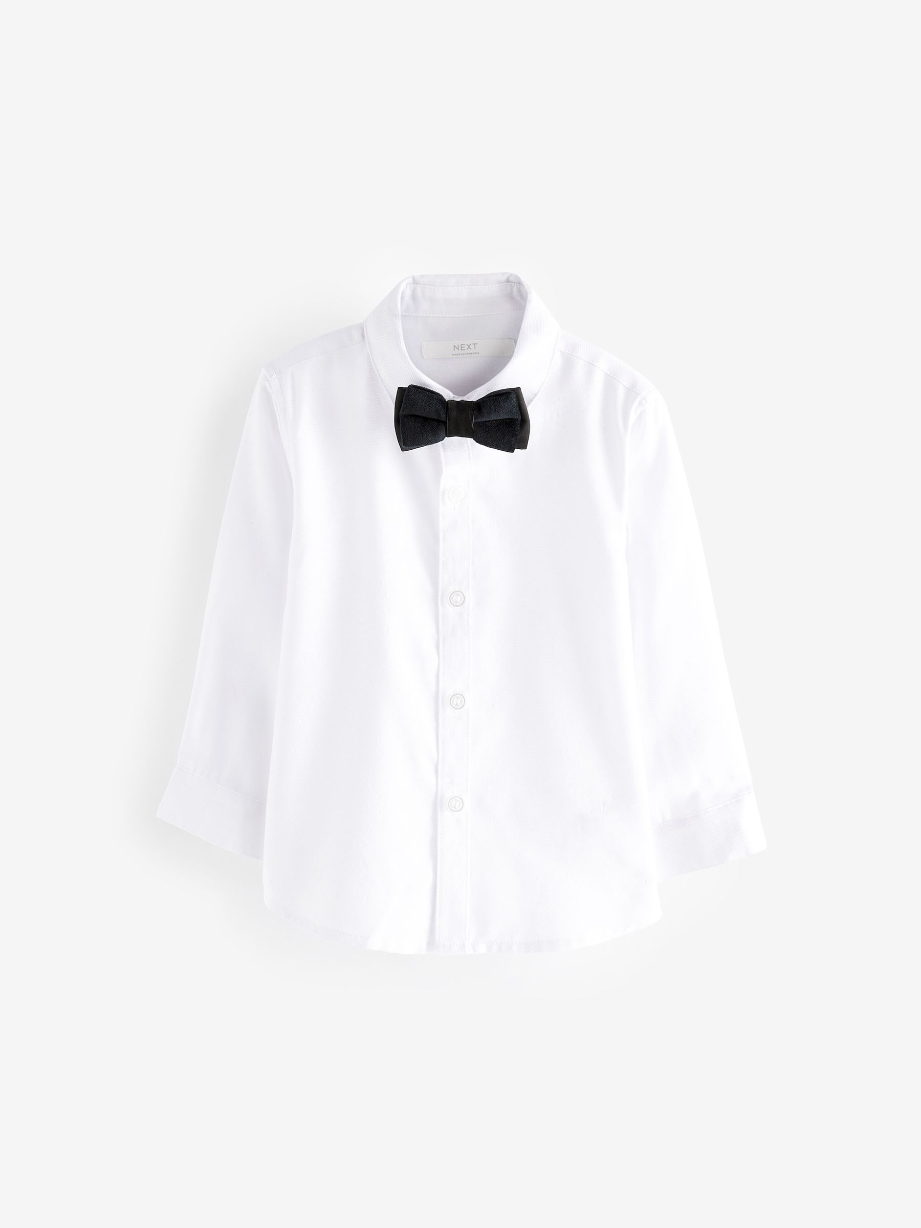 Buy Black Velvet 2pc Blazer, Shirt, Trousers & Bow Tie Set
