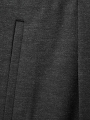Reiss Charcoal Brighton Relaxed Drawstring Trousers with Turn-Ups - Image 5 of 5