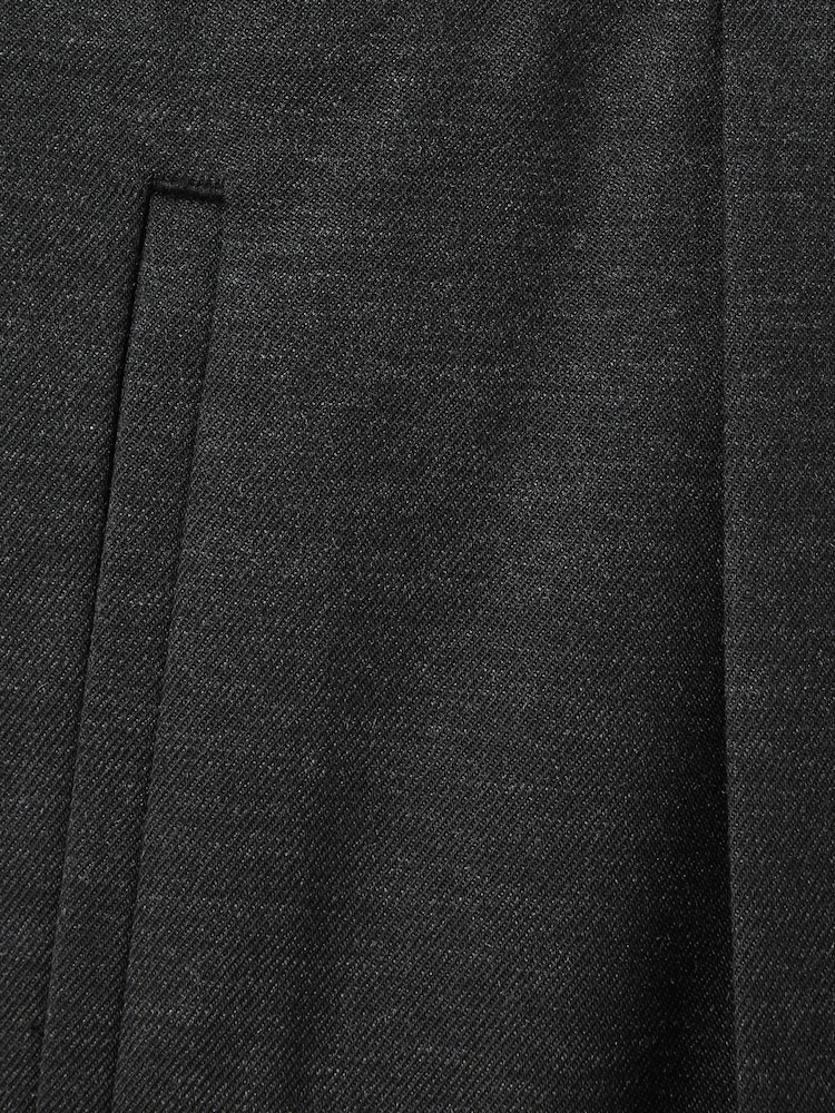 Reiss Charcoal Brighton Relaxed Drawstring Trousers with Turn-Ups - Image 5 of 5