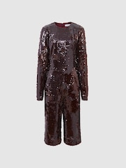 Macacão Culottes de Sequins Reiss Siarra - Imagem 2 de 6
