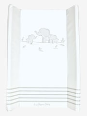 JoJo Maman Bébé Grey Elephant Side Support Baby Changing Mat - Image 1 of 3