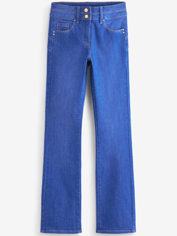 Bright Blue Denim Lift, Slim And Shape Bootcut Jeans - Image 6 of 6