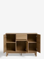 Light Erin Oak Effect Space Saving Large Sideboard - Image 4 of 8