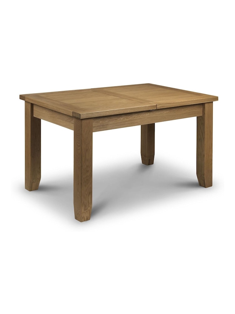 Julian Bowen Brown Astoria Extending 6 Seater Dining Table And Hereford Chairs Set - Image 4 of 4