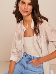 Oatmeal Natural Thin Strap Vest - Image 1 of 5