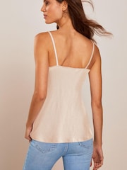 Oatmeal Natural Thin Strap Vest - Image 3 of 5