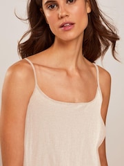 Oatmeal Natural Thin Strap Vest - Image 4 of 5