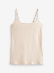 Oatmeal Natural Thin Strap Vest - Image 5 of 5