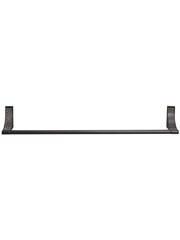 Lloyd Pascal Black Sparkle Matt Black Towel Rail - Image 3 of 4