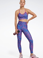 Leggings rosas estampados Workout Ready de Reebok - Imagen 3 de 4