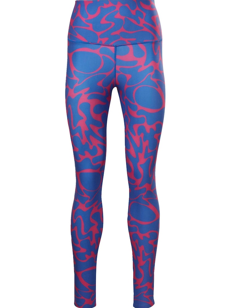 Leggings rosas estampados Workout Ready de Reebok - Imagen 4 de 4