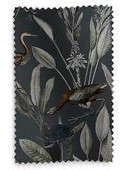 Graham & Brown Midnight Grey Glasshouse Made to Measure Roman 100% Cotton Blind - Image 6 of 6