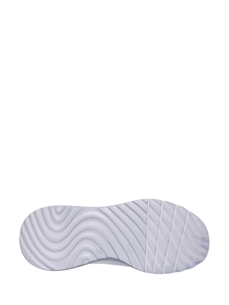Skechers Grey Wide Fit Womens Bobs Squad Chaos Face Off Trainers - Image 5 of 5
