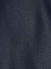 Navy Blue Slim Machine Washable Plain Front Smart Trousers - Image 5 of 7