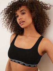 Black/Cream/Praline Nude Cotton Ultimate Comfort Crop Tops 3 Pack - Image 2 of 10
