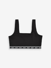 Black/Cream/Praline Nude Cotton Ultimate Comfort Crop Tops 3 Pack - Image 9 of 10