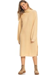 Roxy Womens Natural Long Sleeve Knit Dress - Image 1 of 1