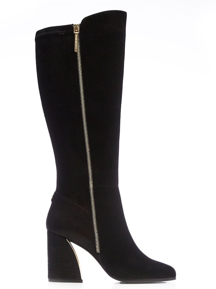Moda In Pelle Tigerlily Long Boots With Block Heel And Side Zip - Image 1 of 4
