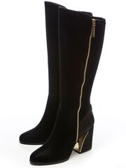 Moda In Pelle Tigerlily Long Boots With Block Heel And Side Zip - Image 3 of 4