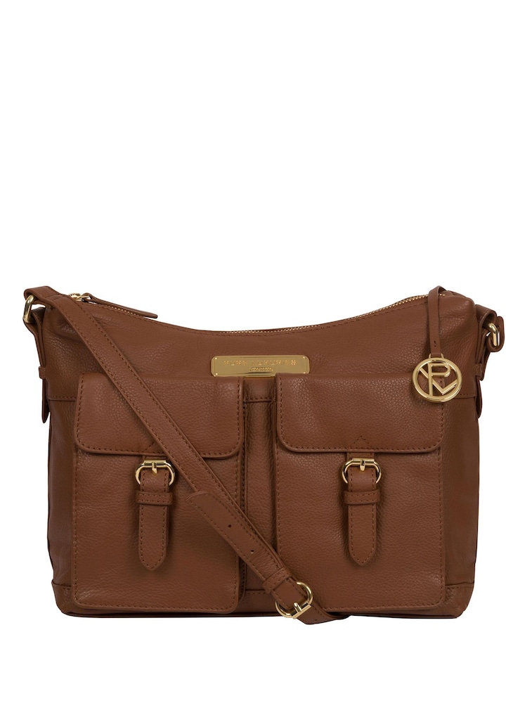 Pure Luxuries London Jenna Leather Shoulder Bag - Image 1 of 6
