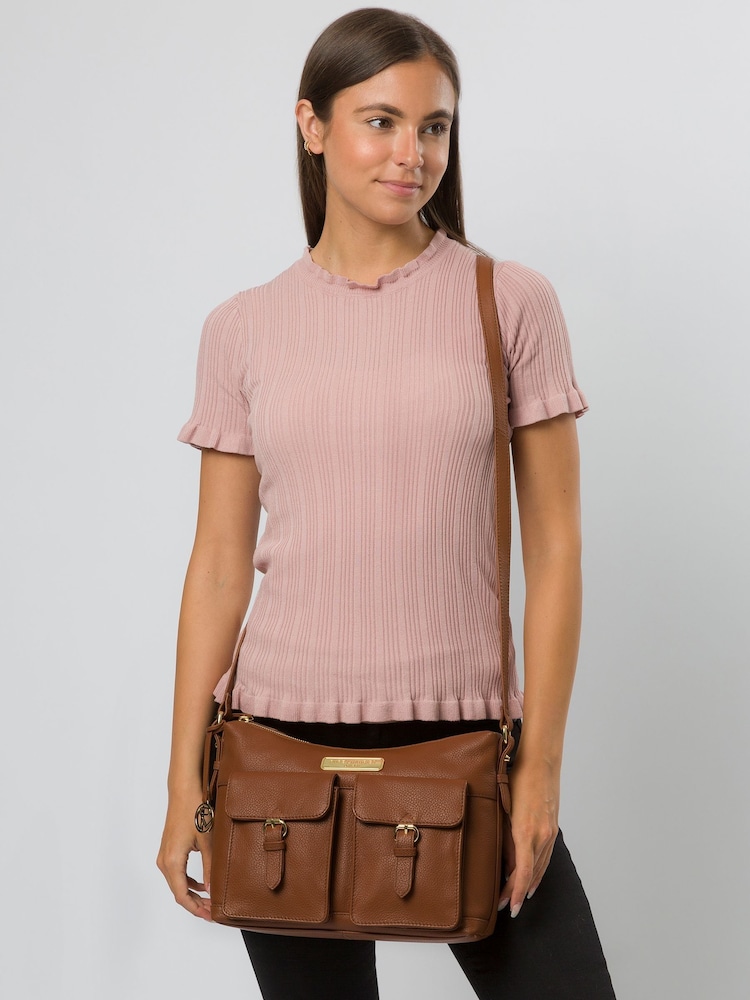 Pure Luxuries London Jenna Leather Shoulder Bag - Image 3 of 3