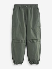 Khaki Green Parachute Cotton Cargo Trousers - Image 5 of 5