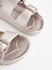 Rose Gold Double Buckle Sandals - Image 3 of 6