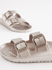 Rose Gold Double Buckle Sandals - Image 5 of 6