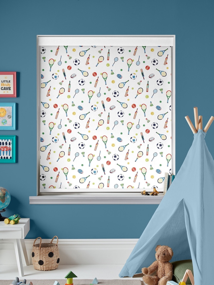 Cath Kidston Multi Kids Sports Made To Measure Roller Blinds - Image 2 of 6