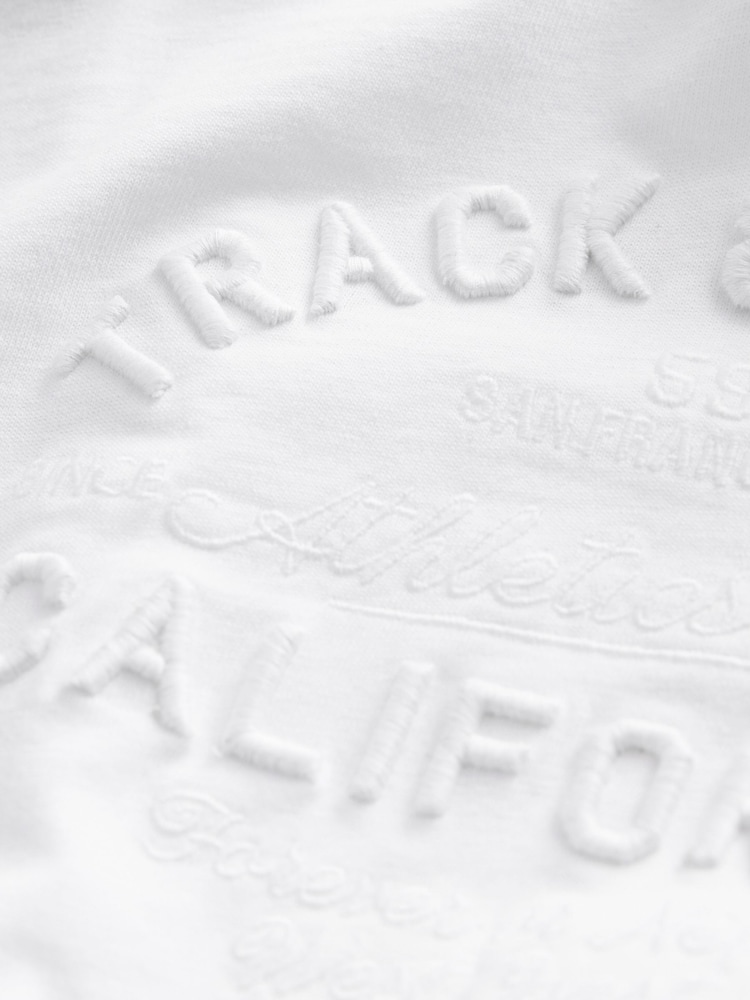 أبيض/أخضر - تيشرت بكم قصير تلبيس رشيق بشعار - صورة 6 من 6 أبيض/أخضر - تيشرت بكم قصير تلبيس رشيق بشعار - صورة 6 من 6